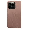 Etui Smart Magnet book iPhone 15  6.1różowo złoty/rose gold